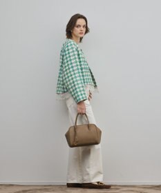 GRACE CONTINENTAL ワイドストレートホワイトデニム