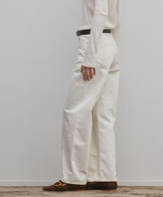 GRACE CONTINENTAL ワイドストレートホワイトデニム