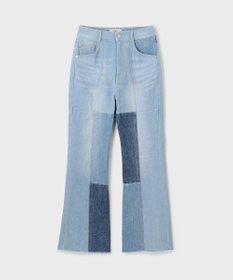 GRACE CONTINENTAL パッチワークデニムパンツ