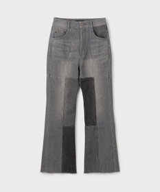 GRACE CONTINENTAL パッチワークデニムパンツ