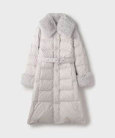 GRACE CONTINENTAL ファーカラーロングダウン