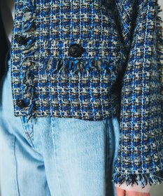 GRACE CONTINENTAL フリンジドルマンジャケット