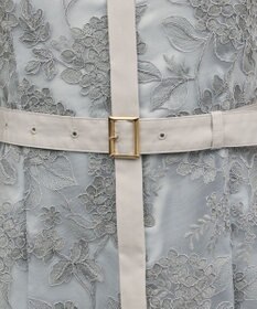GRACE CONTINENTAL フラワーコード刺繍ワンピース
