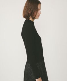 GRACE CONTINENTAL リブニットzipトップ