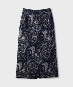 GRACE CONTINENTAL ラメペイズリージャガードスカート