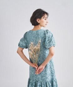 グレースコンチネンタル オパールプリントパフワンピース 36 オパールプリントパフワンピース / GRACE CONTINENTAL | GRACE