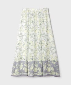 GRACE CONTINENTAL フルーツフラワープリントスカート