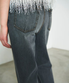 GRACE CONTINENTAL ルーズフレアデニムパンツ