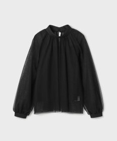 【グレースコンチネンタル】チュールハイネックトップ チュールハイネックトップ / GRACE CONTINENTAL | GRACE