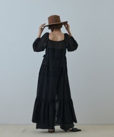 GRACE CONTINENTAL レースコンビカットジャガードワンピース