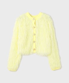 GRACE CONTINENTAL フリンジニットカーディガン