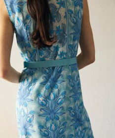 GRACE CONTINENTAL サラサストライププリントワンピース