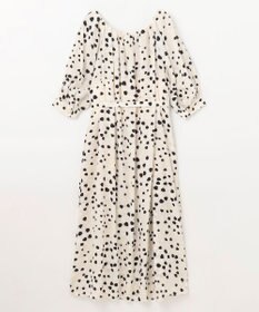 GRACE CONTINENTAL ランダムハートドレープワンピース