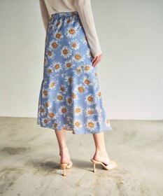 GRACE CONTINENTAL マーガレットフラワープリントスカート