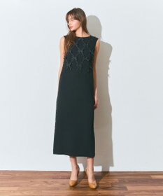 GRACE CONTINENTAL リボンモチーフドレス