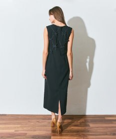 GRACE CONTINENTAL リボンモチーフドレス