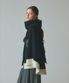 GRACE CONTINENTAL ストール付リバーケープ