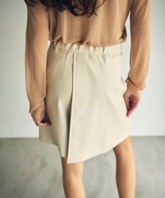 GRACE CONTINENTAL フェイクレザーミニスカート