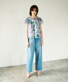 GRACE CONTINENTAL フルーツ刺繍トップ