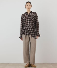 GRACE CONTINENTAL ストール付チェックシャツ