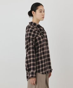 GRACE CONTINENTAL ストール付チェックシャツ