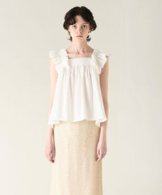 GRACE CONTINENTAL ショルダーフリルトップ