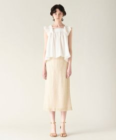 GRACE CONTINENTAL ショルダーフリルトップ