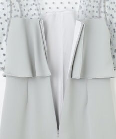 GRACE CONTINENTAL ドットチュールサロペット