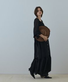 GRACE CONTINENTAL レースコンビカットジャガードワンピース