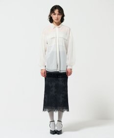チュールレイヤードシャツ / GRACE CONTINENTAL | GRACE CONTINENTAL グレースコンチネンタル 通販