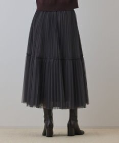 GRACE CONTINENTAL チュールティアードスカート