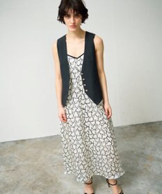 GRACE CONTINENTAL ラインハートキャミワンピース