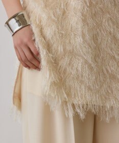 GRACE CONTINENTAL シアーフリンジノースリーブ