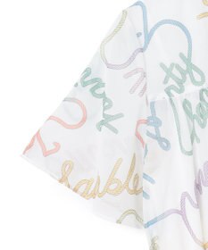 GRACE CONTINENTAL ロープロゴプリントワンピース