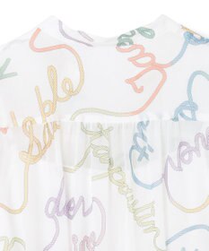 GRACE CONTINENTAL ロープロゴプリントワンピース