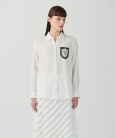 GRACE CONTINENTAL ダブルジョーゼットシャツ