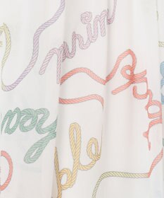 GRACE CONTINENTAL ロープロゴプリントワンピース