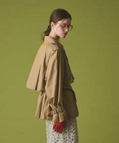 GRACE CONTINENTAL ケープショートトレンチコート