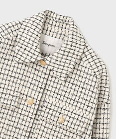 GRACE CONTINENTAL チェックツイードブルゾン