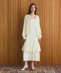 GRACE CONTINENTAL ラメチェックキャミドレス キナリ