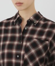 GRACE CONTINENTAL ストール付チェックシャツ