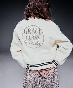 GRACE CONTINENTAL ビジューembアワードジャケット
