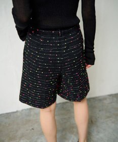 GRACE CONTINENTAL ネオンドットジャガードパンツ