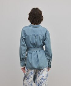 GRACE CONTINENTAL デニムボウタイシャツ