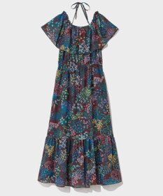 GRACE CONTINENTAL ボタニカルプリントワンピース