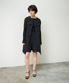 GRACE CONTINENTAL ネオンドットジャガードパンツ