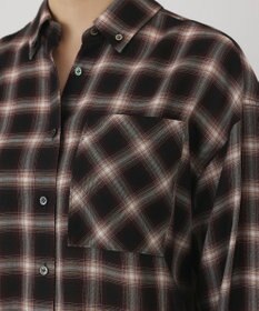 GRACE CONTINENTAL ストール付チェックシャツ