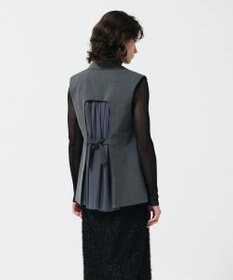 GRACE CONTINENTAL バックチュールジレ