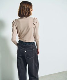 GRACE CONTINENTAL タックスリーブニットトップ