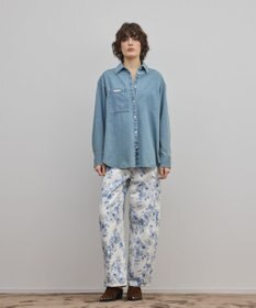 GRACE CONTINENTAL デニムボウタイシャツ